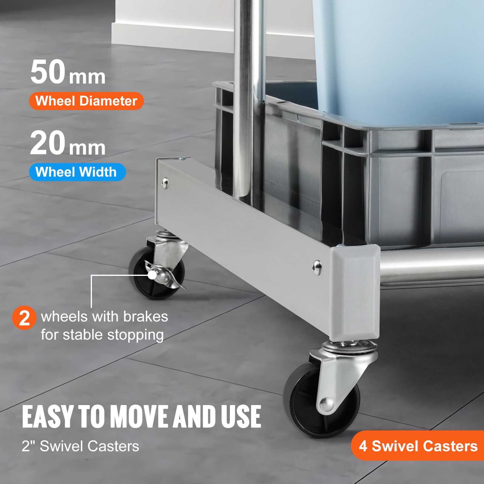 Garden Tool Organiser With Wheels For Garage Storage Rack_voghion.com